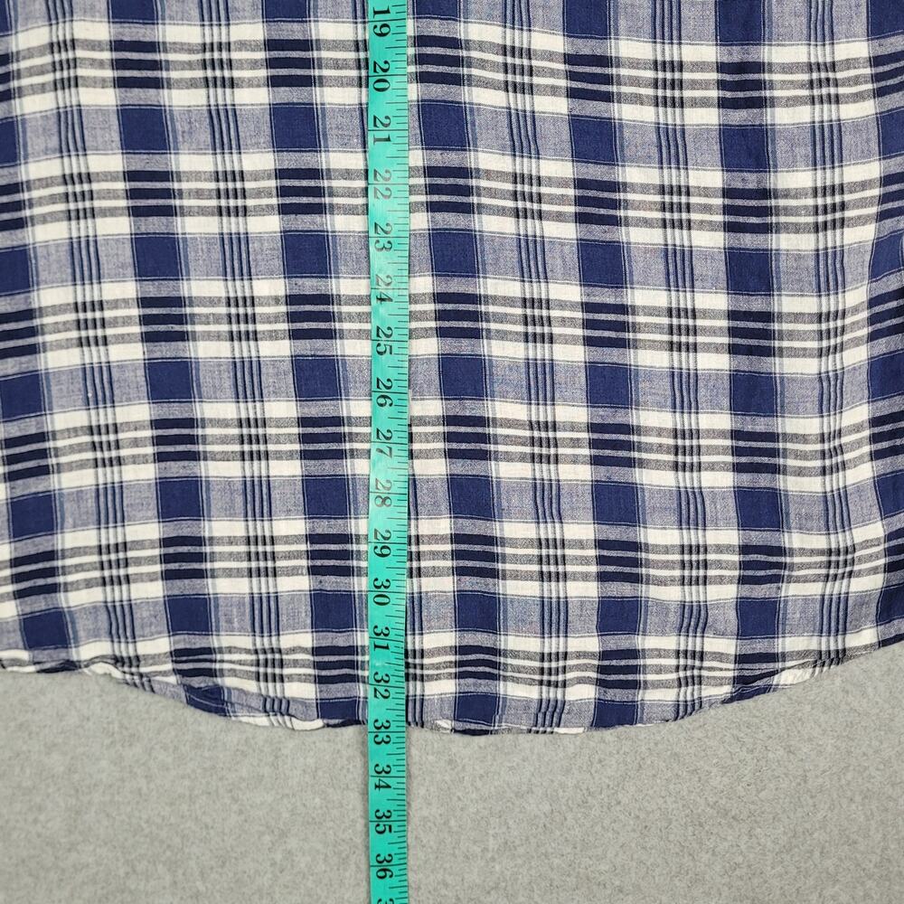 🌼Buttoned Down Shirt Mens Size XL Slim Plaid - Picture 8 of 8